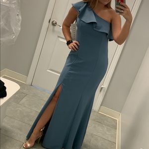 Blue bridesmaid dress in great condition!